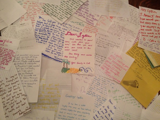 Letters from my RCC friends.